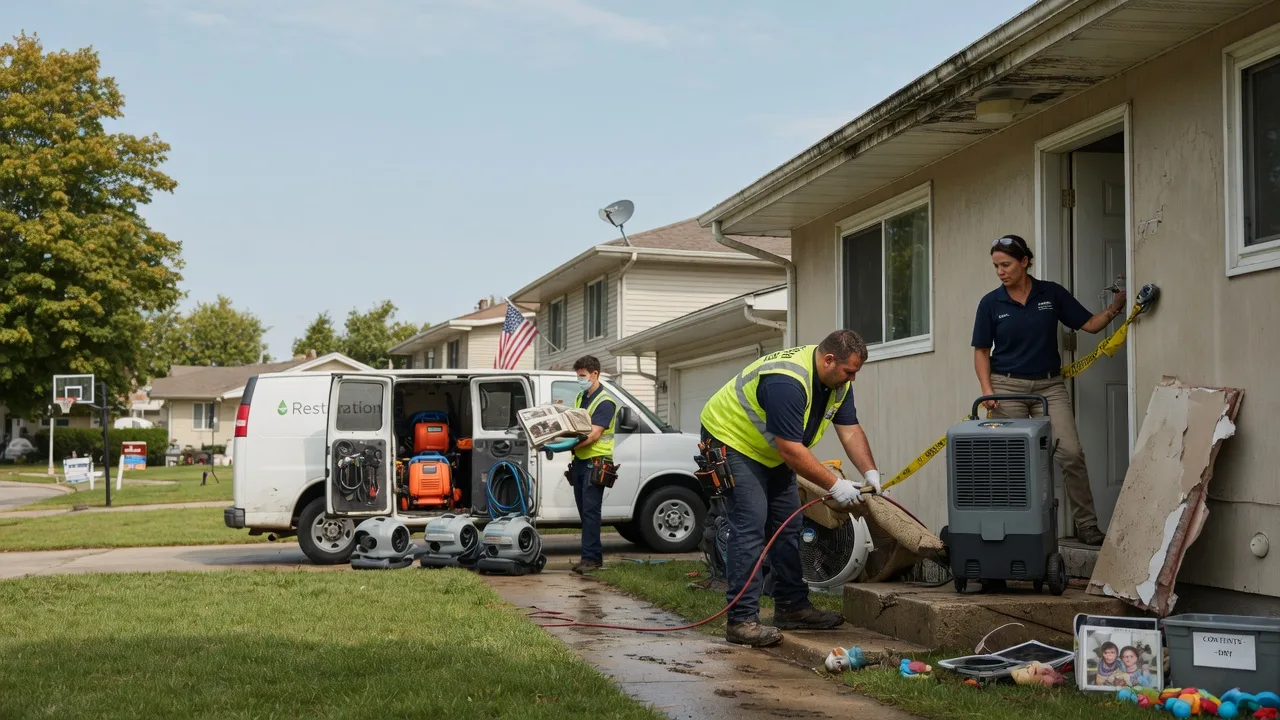 Water Damage Restoration in Downing, WI near me